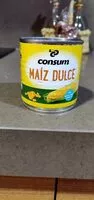 Mängden socker i Maíz dulce