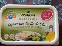 Mängden socker i Margarina ligera con aceite de oliva