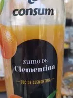 Mängden socker i Zumo de clementina