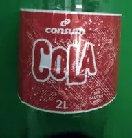 Mängden socker i Cola Consum 2L