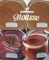 Mängden socker i Mousse chocolate con leche