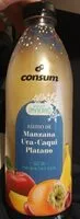 Mängden socker i Zumo de manzana, uva, caqui, plátano