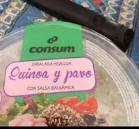 Mängden socker i Ensalada de quinoa y pavo