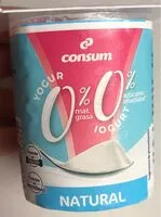 Mängden socker i Yogur natural 0%grasa 0%azúcares
