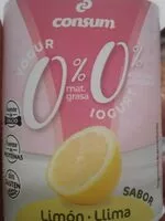 Mängden socker i Yogur 0%0% Limón