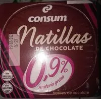 Mängden socker i Natillas de chocolate 0,9%