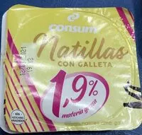 Mängden socker i Natilla con galleta
