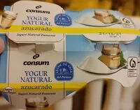 Mängden socker i Yogur natural azucarado
