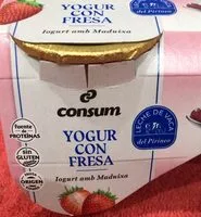 Mängden socker i Yogur con Fresa