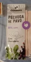 Mängden socker i Pechuga de pavo 90% carne