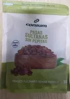 Mängden socker i Pasas sultanas sin pepitas
