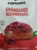 Mängden socker i Arándanos deshidratados