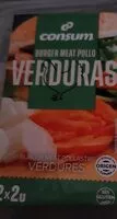 Mängden socker i Hamburguesa verduras