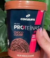Mängden socker i Helado proteinas choco cookie