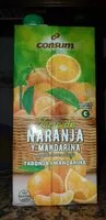 Mängden socker i Zumo de naranja y mandarina