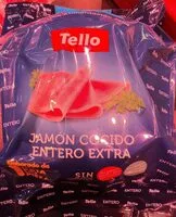 Mängden socker i Jamón cocido entero extra