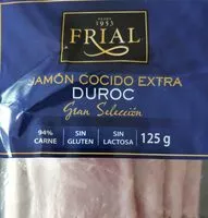 Mängden socker i Jamón cocido extra DUROC Gran Selección
