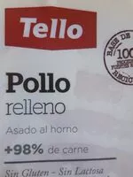 Mängden socker i Pollo relleno