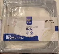 Mängden socker i Helado sabor nata