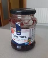 Mängden socker i Confitura frutas del bosque