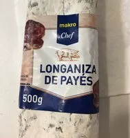 Mängden socker i Longaniza de Payés