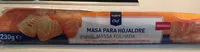 Mängden socker i Masa de hojaldre