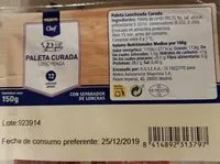 Mängden socker i Paleta curada