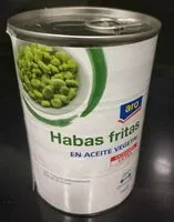 Mängden socker i Habas fritas en aceite vegetal
