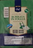 Mängden socker i Burrata in foglia