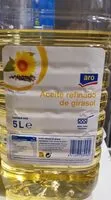 Mängden socker i Aceite refinado de girasol