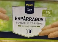 Mängden socker i Espárragos blancos muy gruesos