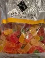 Mängden socker i Caramelos de goma