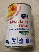 Mängden socker i Mezcla de Frutas en almíbar
