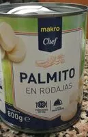 Mängden socker i Palmito en rodajas