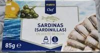 Mängden socker i Sardinillas en aceite de oliva