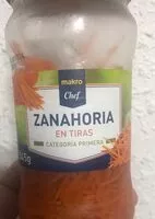 Mängden socker i Zanahoria en tiras