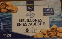 Mängden socker i Mejillones en escabeche