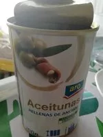 Mängden socker i Aceitunas rellenas de anchoa