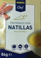 Mängden socker i Preparado para natillas