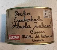 Mängden socker i Perdiz en escabeche