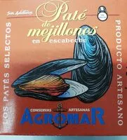 Mängden socker i Paté de mejillones en escabeche