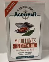 Mängden socker i Mejillones en escabeche