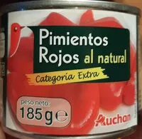 Mängden socker i Pimientos rojos al natual