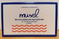 Mängden socker i Mejillones en escabeche