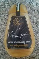 Mängden socker i Vinagreta con miel y mostaza