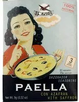 Mängden socker i Sazonador de paella con azafrán