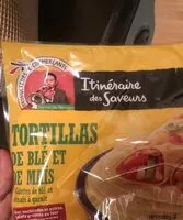 Mängden socker i Tortillas de blés et maïs