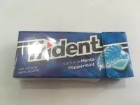 Mängden socker i Chewing gum trident peppermint sans sucre