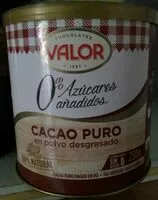 Mängden socker i CACAO PURO