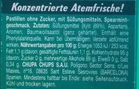 Mängden socker i Spearmint